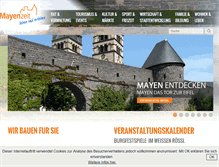 Tablet Screenshot of mayen.de